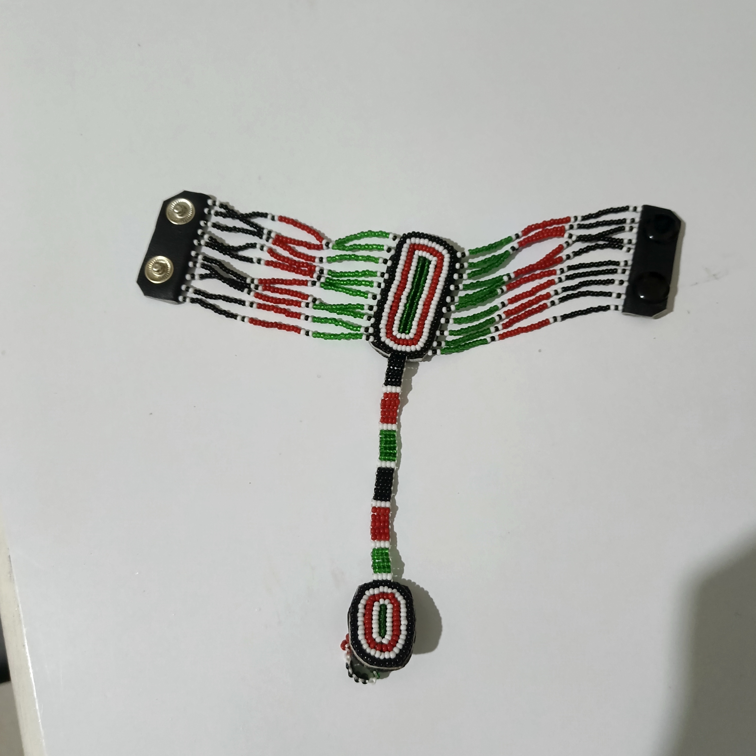Celebrate Culture with the Kenya Flag Beaded Hand Harness